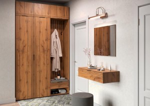 Модульная прихожая Нао (Сантан) Дуб вотан